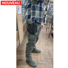 Charger l&#39;image dans la galerie, Fabrication sur mesure Holster Kydex Level 3 Glock 17 Gen3 + Lampe Olight Valkyrie + Réglage avec ou sans lampe + Kit