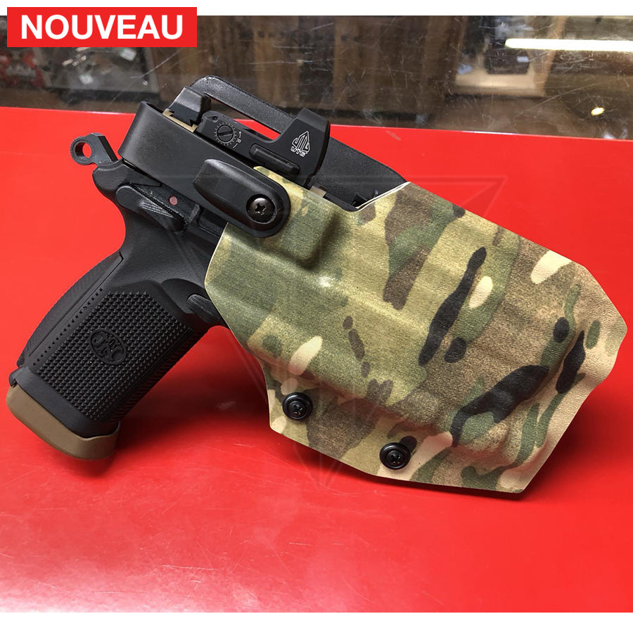 Fabrication sur mesure Holster Kydex Level 3 Multicam pour Pistolet FN ...