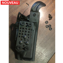 Charger l&#39;image dans la galerie, Fabrication sur mesure Kit Plaque adaptatrice Kydex pour Holsters au format Radar ou G-Code vers plaque de cuisse GK