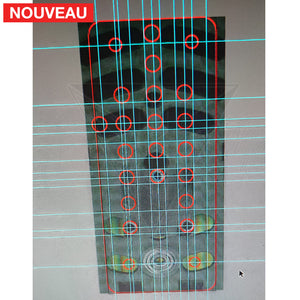 Fabrication sur mesure Kit Plaque adaptatrice Kydex pour Holsters au format Radar ou G-Code vers plaque de cuisse GK
