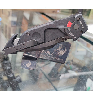 Fabrication Sur Mesure Support Couteau Artisanal Vieillissement Patine & Gravure Laser Découpe