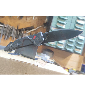 Fabrication Sur Mesure Support Couteau Artisanal Vieillissement Patine & Gravure Laser Découpe