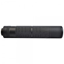 Charger l'image dans la galerie, Faux silencieux airsoft Big Dragon Knurled Noir Faux silencieux