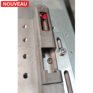 Full Billau Custom Glock 49 MOS + Gravure Laser + Découpe Laser + Traitement Cerakote Rose Gold + Point Rouge Noblex
