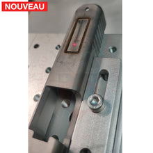 Charger l&#39;image dans la galerie, Full Billau Custom Glock 49 MOS + Gravure Laser + Découpe Laser + Traitement Cerakote Rose Gold + Point Rouge Noblex