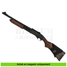Charger l'image dans la galerie, Fusil à pompe airsoft GNB Golden Eagle M870 Full Métal VRAI bois + Douilles + Support de crosse - répliques de pompes