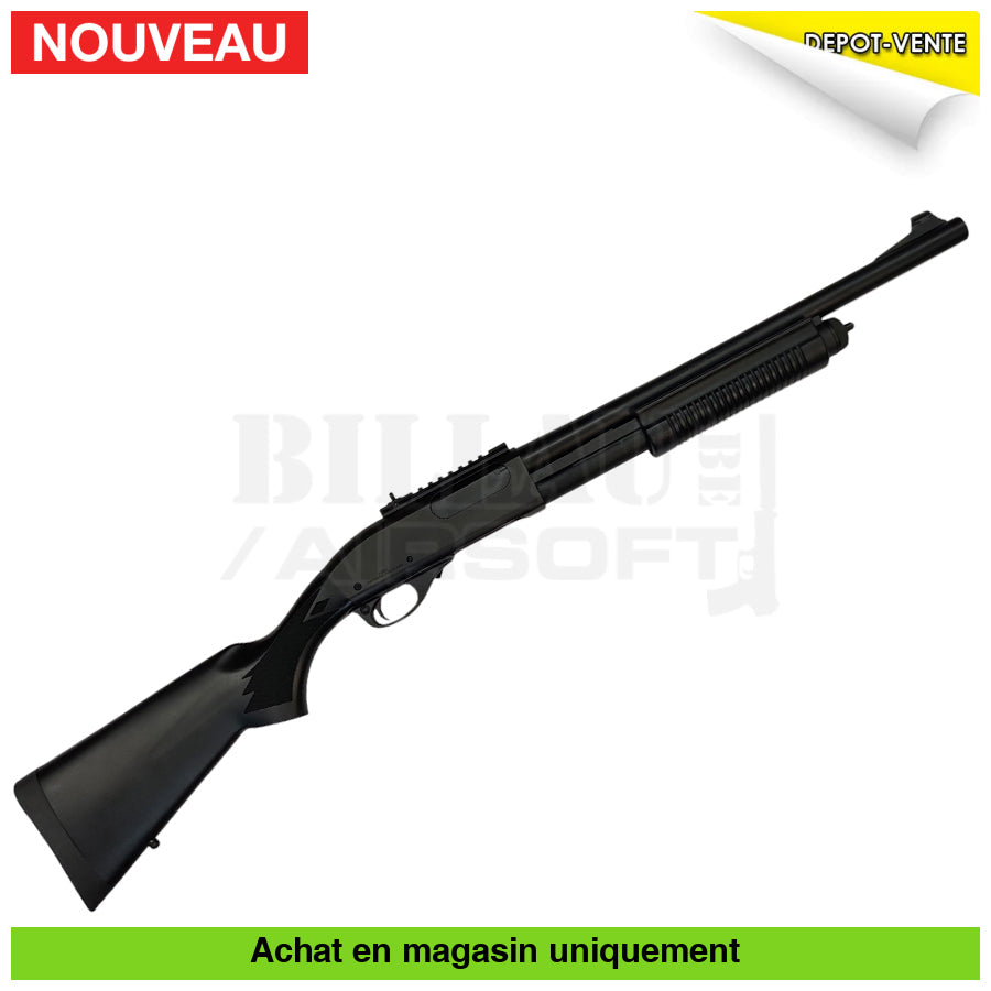 Fusil à pompe airsoft GNB Tokyo Marui M870 + Douilles + Sangle répliques de pompes airsoft GNB