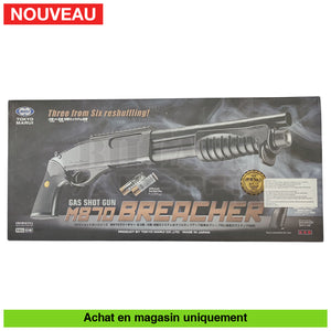 Fusil à pompe airsoft GNB Tokyo Mazrui M870 Breacher + Point rouge + Douilles + Tanks Gaz répliques de pompes airsoft
