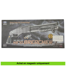 Charger l&#39;image dans la galerie, Fusil à pompe airsoft GNB Tokyo Mazrui M870 Breacher + Point rouge + Douilles + Tanks Gaz répliques de pompes airsoft