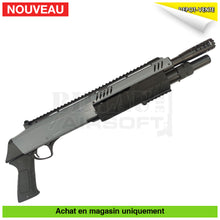 Charger l&#39;image dans la galerie, Fusil à pompe airsoft spring BO Fabarm STF-12 Grey répliques de pompes airsoft spring
