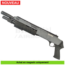 Charger l&#39;image dans la galerie, Fusil à pompe airsoft spring BO Fabarm STF-12 Grey répliques de pompes airsoft spring