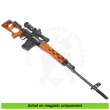 Charger l'image dans la galerie, Fusil de tireur d’élite semi-auto SDM SVD Dragunov Cal. 7.62x54R + Lunette PSO 4x24 - Fusils de tireur d’élite