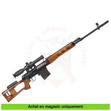 Charger l'image dans la galerie, Fusil de tireur d’élite semi-auto SDM SVD Dragunov Cal. 7.62x54R + Lunette PSO 4x24 - Fusils de tireur d’élite