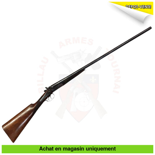 Fusil juxtaposé à chiens extérieurs canon Damas Tabac Dresse Laloux & Cie cal. 16 Fusils juxtaposés