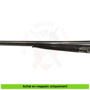 Fusil juxtaposé à platines à chiens extérieurs canon Damas Tabac J.C. Hardy cal. 12 Fusils juxtaposés