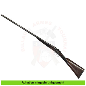 Fusil juxtaposé à platines à chiens extérieurs canon Damas Tabac J.C. Hardy cal. 12 Fusils juxtaposés