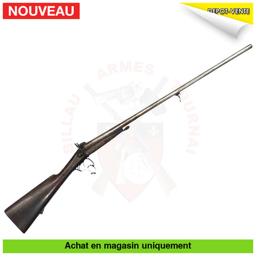 Fusil juxtaposé à platines à chiens extérieurs Système Lefaucheux cal. 12 à broche Fusils juxtaposés