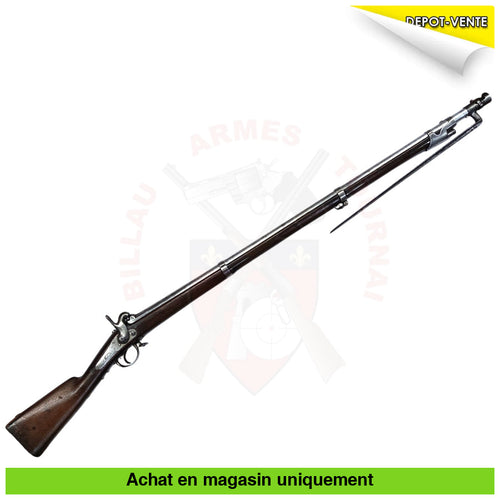 Fusil Manufacture Royale De Chatellerault 1842 T Cal 18Mm Pn + Baïonnette Originale Armes