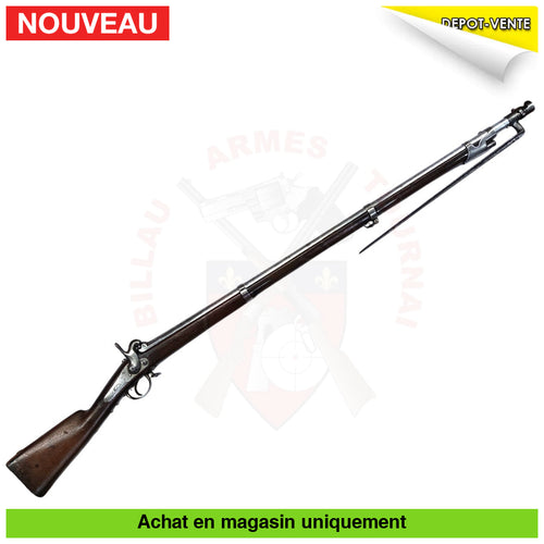 Fusil Manufacture Royale De Chatellerault 1842 T Cal 18Mm Pn + Baïonnette Originale Armes