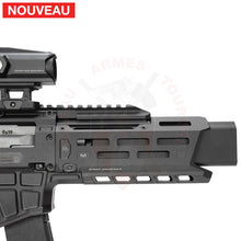 Charger l'image dans la galerie, Garde-Main Alu + Faux Silencieux Strike Industries Noir pour CZ EVO Scorpion 3+ Pistol # 45738 - Gardes-mains