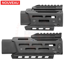 Charger l'image dans la galerie, Garde-Main Alu + Faux Silencieux Strike Industries Noir pour CZ EVO Scorpion 3+ Pistol # 45738 - Gardes-mains