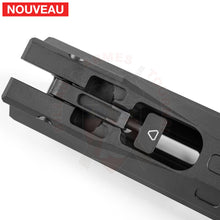 Charger l'image dans la galerie, Garde-Main M4/AR-15 Alu Strike Industries Noir Gridlok 8.5’’ BK Mlok #43648 - Gardes-mains