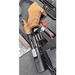 Gravure Laser Rectification Griffes Profondes Sur Pistolet Match Pardini Sp22 & Découpe