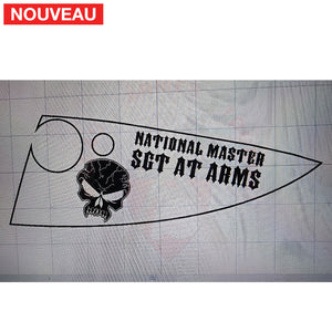 Gravure Laser Spyderco Thème Punishers Sgt At Arms & Découpe