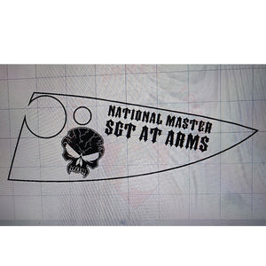 Gravure Laser Spyderco Thème Punishers Sgt At Arms & Découpe