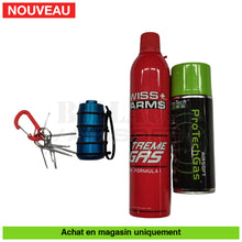 Charger l&#39;image dans la galerie, Grenade Airsoft Alu Bleue + Gaz Goupilles Répliques De Lance-Grenades