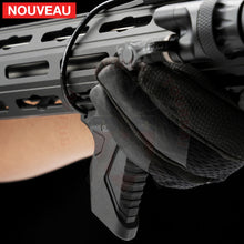 Charger l'image dans la galerie, Grip Strike Industries Link Angled M-Lok / Keymod Polymer Hand Stop Noir - Poignées Tactiques