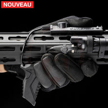 Charger l'image dans la galerie, Grip Strike Industries Link Angled M-Lok / Keymod Polymer Hand Stop Noir - Poignées Tactiques