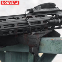 Charger l'image dans la galerie, Grip Strike Industries Link Angled M-Lok / Keymod Polymer Hand Stop Noir - Poignées Tactiques
