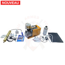Charger l&#39;image dans la galerie, Kit Complet Compresseur Air Compact 300 bars /4500 Psi 5L Compresseurs Air