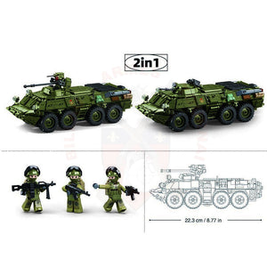 Kit complet Sluban BTR Russe 2 en 1 Jouets