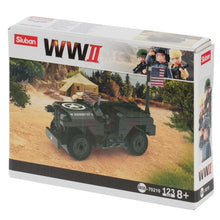 Charger l&#39;image dans la galerie, Kit Complet Sluban Ww2 Jeep Us Army M38 Jouets