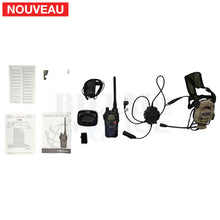 Charger l&#39;image dans la galerie, Kit Complet Talkie-Walkie Midland G9 + Bowman + PTT + Base de Recharge Talkies-Walkies