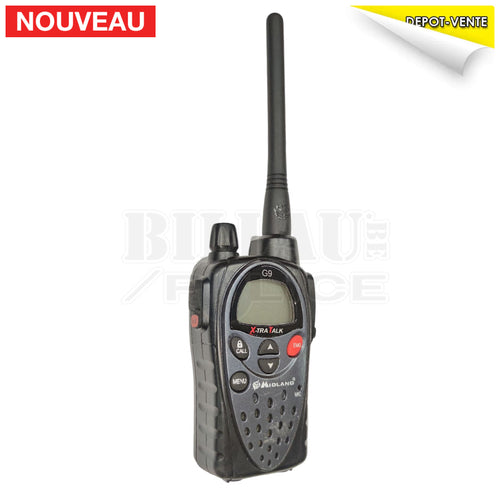 Kit Complet Talkie-Walkie Midland G9 + Bowman + PTT + Base de Recharge Talkies-Walkies