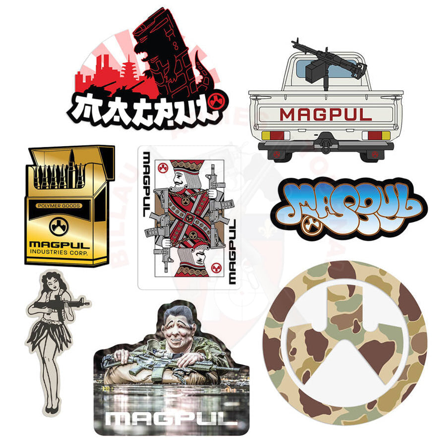 Kit De 8 Autocollants Magpul Share Icon Sticker Pack 2023 Daka