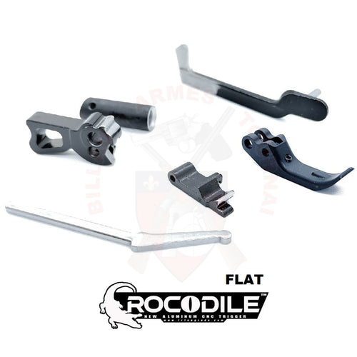 Kit Détente Match TR-1 Upgrade Crocodile Xtreme Flat pour Beretta 92/M9/... à Sécurité de Glissière Détentes