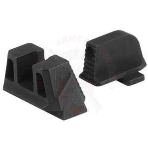 Kit Hausse Et Guidon Acier Rehaussé Strike Industries Pour Glock Hausses Guidons