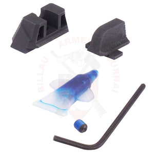 Kit Hausse Et Guidon Acier Rehaussé Strike Industries Pour Glock Hausses Guidons