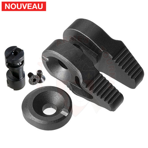 Kit Sécurité Ambidextre Rallongée Strike Industries Noir pour AR-15 Leviers de Sécurité