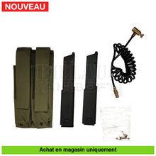 Charger l&#39;image dans la galerie, Kriss Vector Kwa Gbbr / Butane Noir Kit Complet (Rare!) Répliques D’épaule Airsoft Hpa