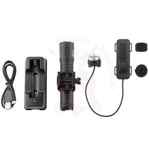 Lampe Skywoods Tactital Picatinny Noire Lampes