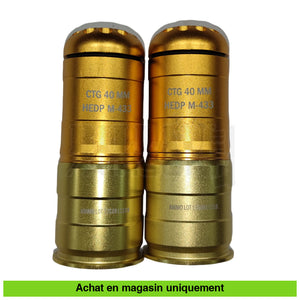 Lance-Grenade Airsoft Proshop 40Mm + 2 Grenades Répliques De Lance-Grenades