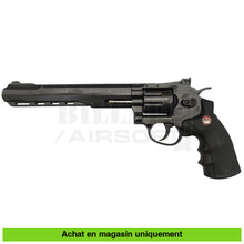 Charger l&#39;image dans la galerie, Lot de 2 Revolvers GNB Co2 Ruger Super Hawk 8’’ + Barillets (Le chrome fonctionnel le noir pour pièces) répliques de
