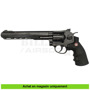 Lot de 2 Revolvers GNB Co2 Ruger Super Hawk 8’’ + Barillets (Le chrome fonctionnel le noir pour pièces) répliques de