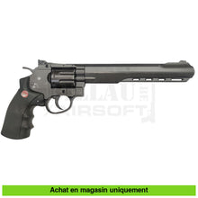 Charger l&#39;image dans la galerie, Lot de 2 Revolvers GNB Co2 Ruger Super Hawk 8’’ + Barillets (Le chrome fonctionnel le noir pour pièces) répliques de