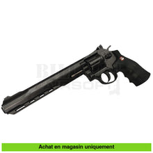 Charger l&#39;image dans la galerie, Lot de 2 Revolvers GNB Co2 Ruger Super Hawk 8’’ + Barillets (Le chrome fonctionnel le noir pour pièces) répliques de